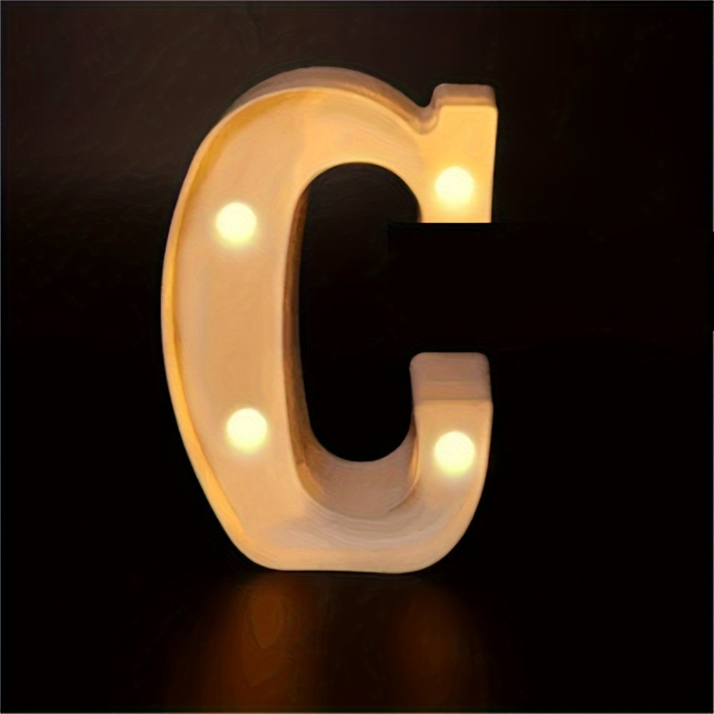 Charming 16cm LED Alphabet & Number Night Lights