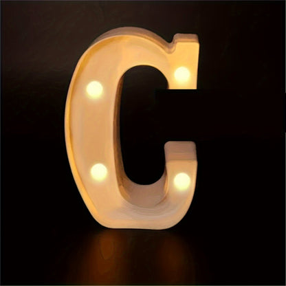 Charming 16cm LED Alphabet & Number Night Lights