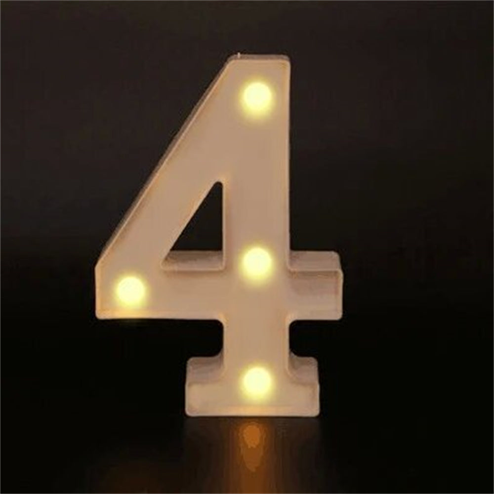 Charming 16cm LED Alphabet & Number Night Lights