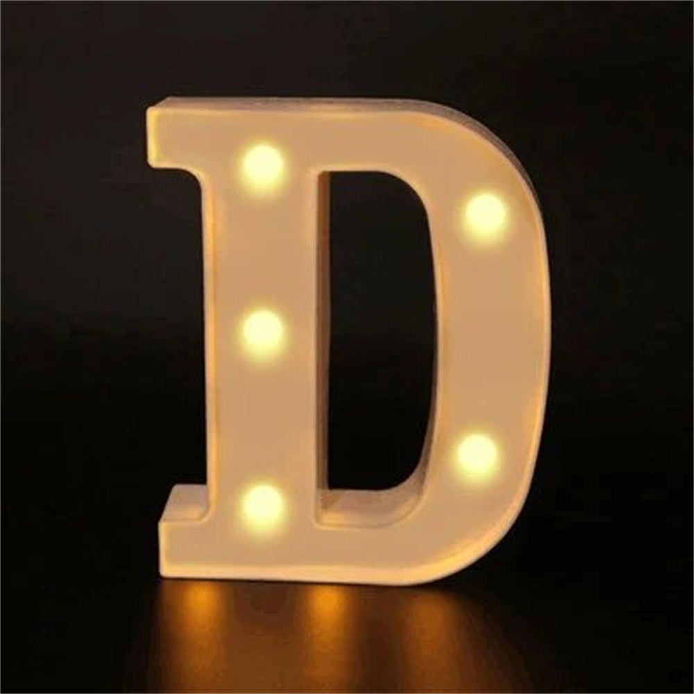 Charming 16cm LED Alphabet & Number Night Lights