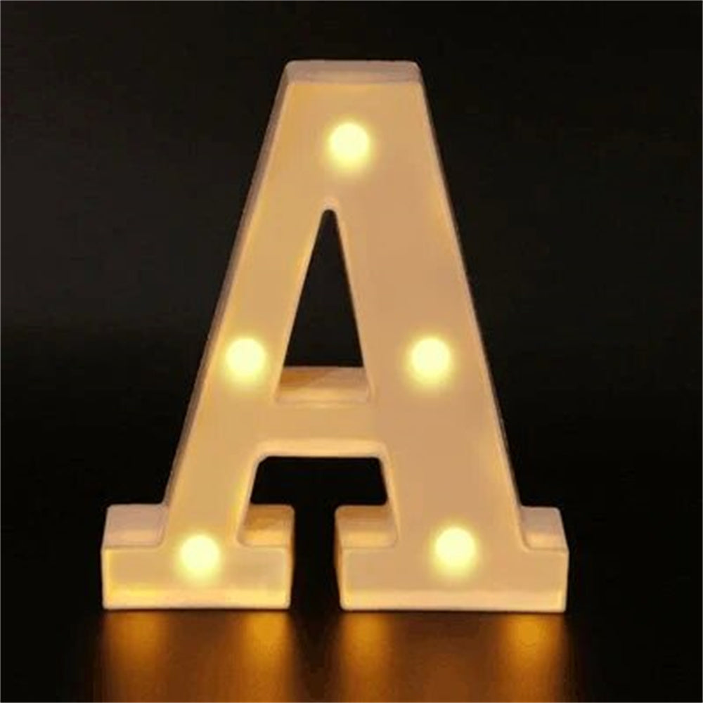 Charming 16cm LED Alphabet & Number Night Lights