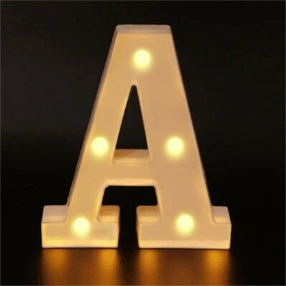 Charming 16cm LED Alphabet & Number Night Lights