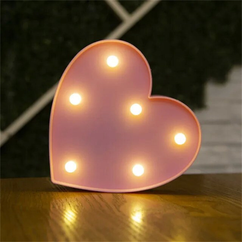 Charming 16cm LED Alphabet & Number Night Lights