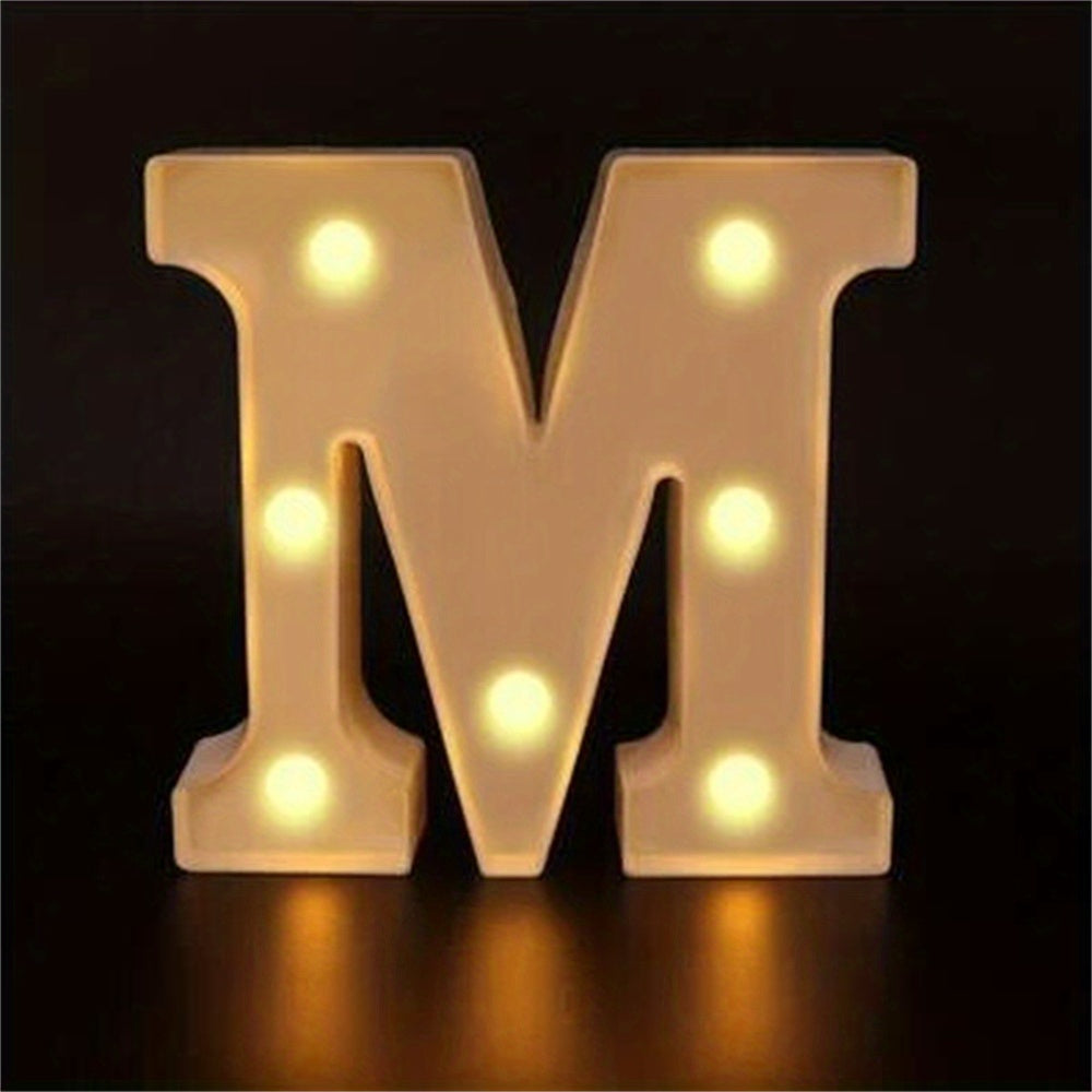 Charming 16cm LED Alphabet & Number Night Lights