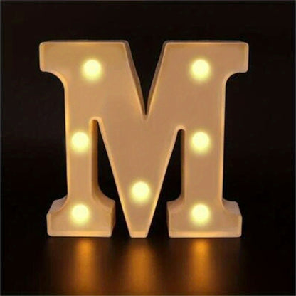 Charming 16cm LED Alphabet & Number Night Lights