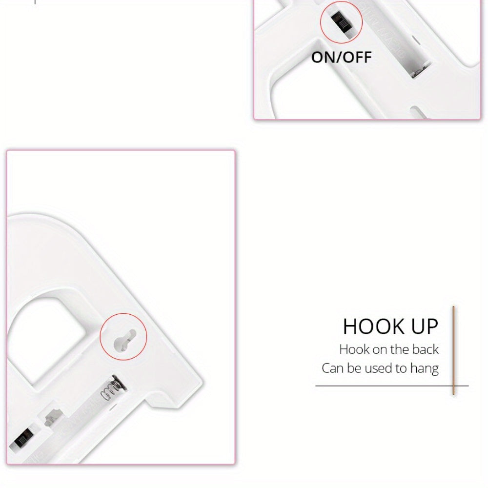 Charming 16cm LED Alphabet & Number Night Lights