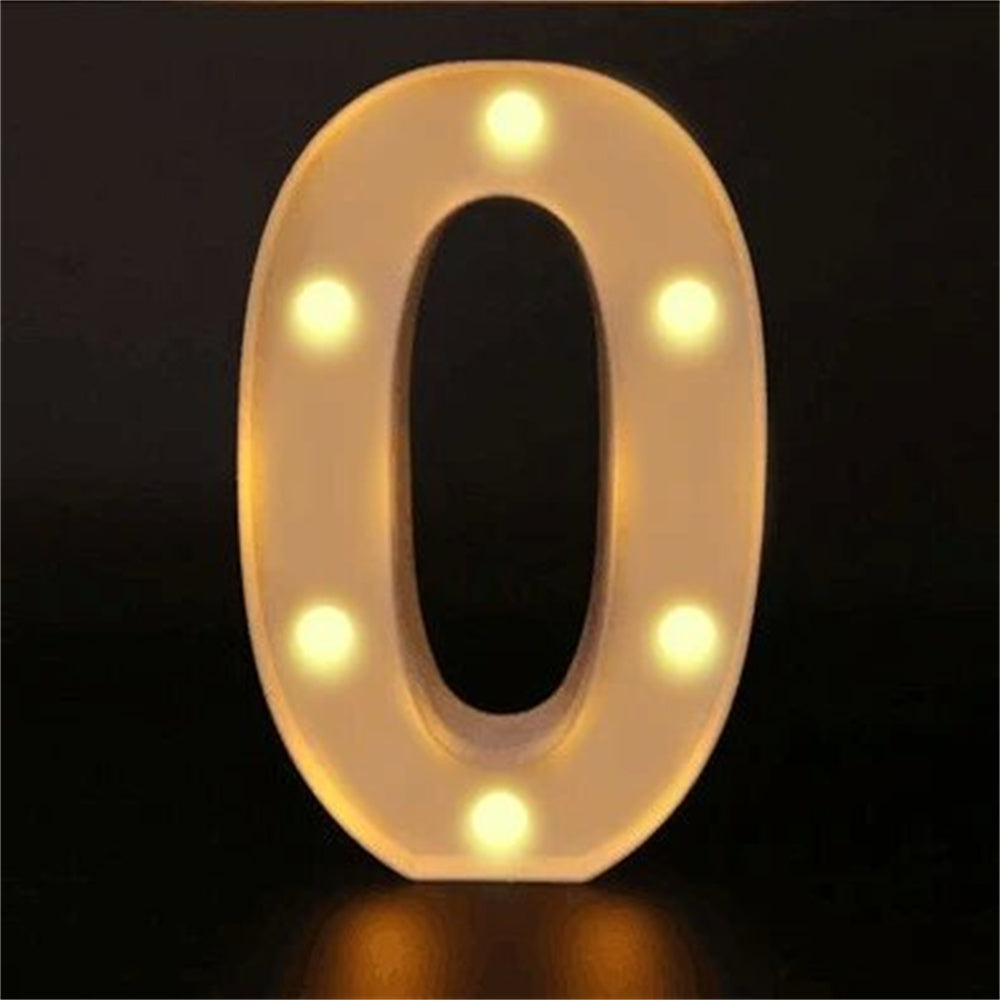 Charming 16cm LED Alphabet & Number Night Lights