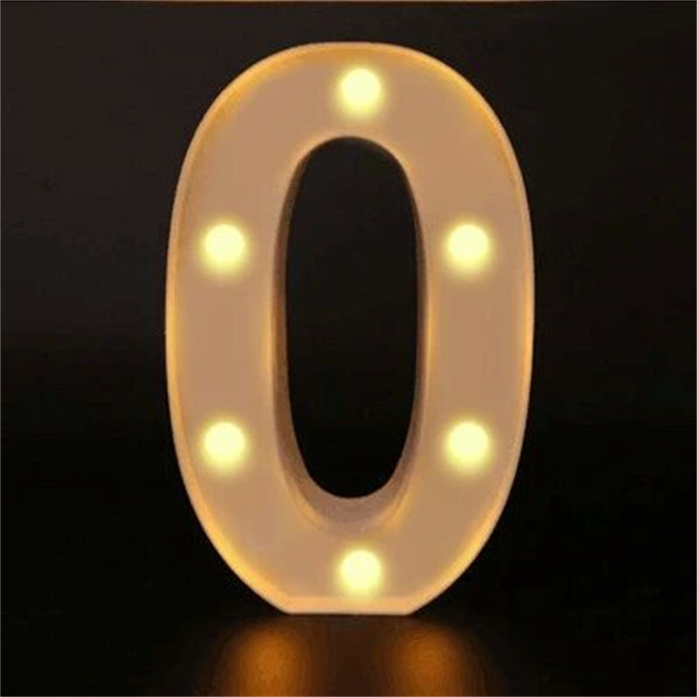 Charming 16cm LED Alphabet & Number Night Lights