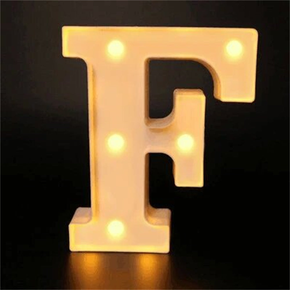 Charming 16cm LED Alphabet & Number Night Lights