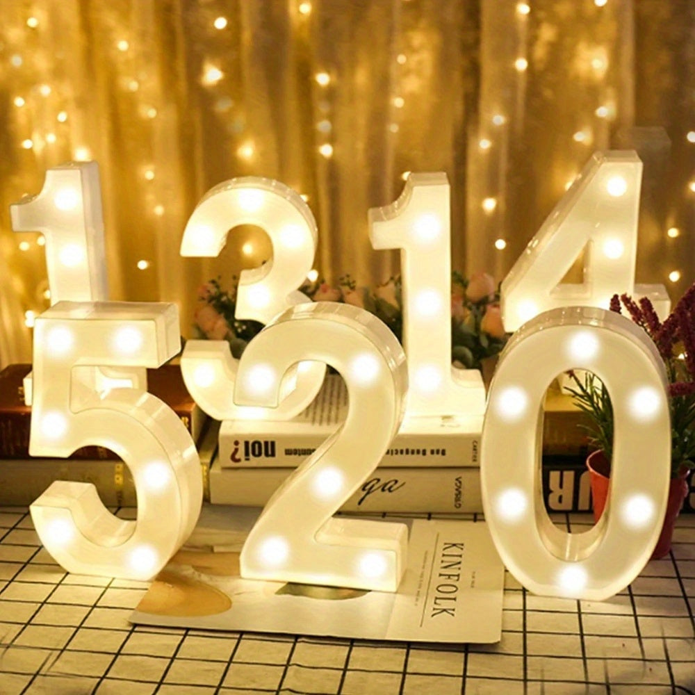 Charming 16cm LED Alphabet & Number Night Lights