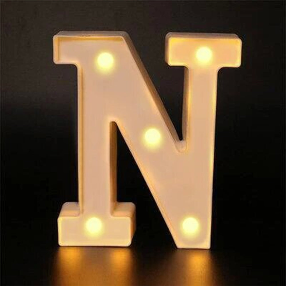 Charming 16cm LED Alphabet & Number Night Lights