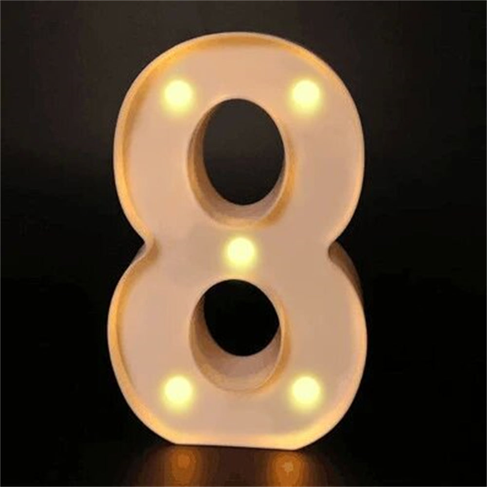 Charming 16cm LED Alphabet & Number Night Lights