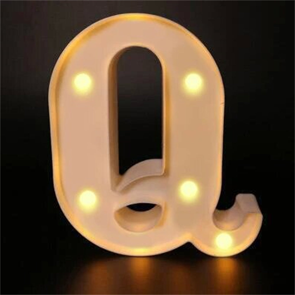 Charming 16cm LED Alphabet & Number Night Lights