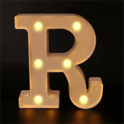 Charming 16cm LED Alphabet & Number Night Lights