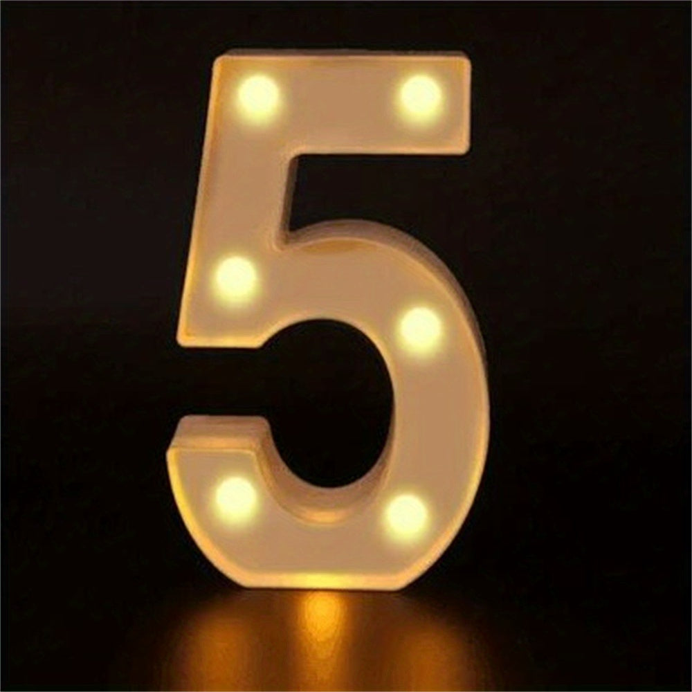 Charming 16cm LED Alphabet & Number Night Lights