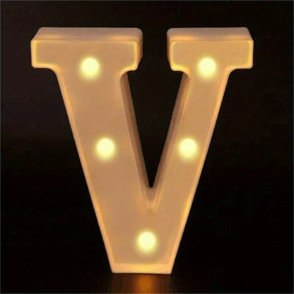 Charming 16cm LED Alphabet & Number Night Lights