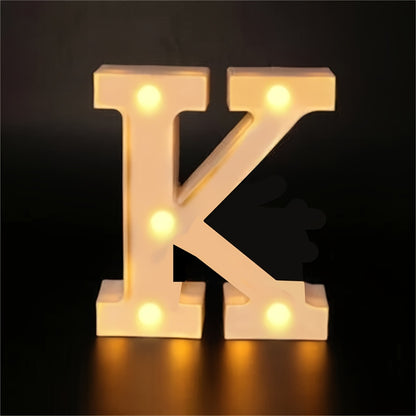 Charming 16cm LED Alphabet & Number Night Lights
